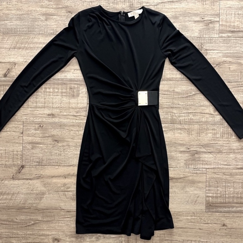 Women’s Michael Kors long sleeve black dress